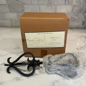 Pottery Barn Spade‎ Finials- Set of 2- Aged Bronze- New